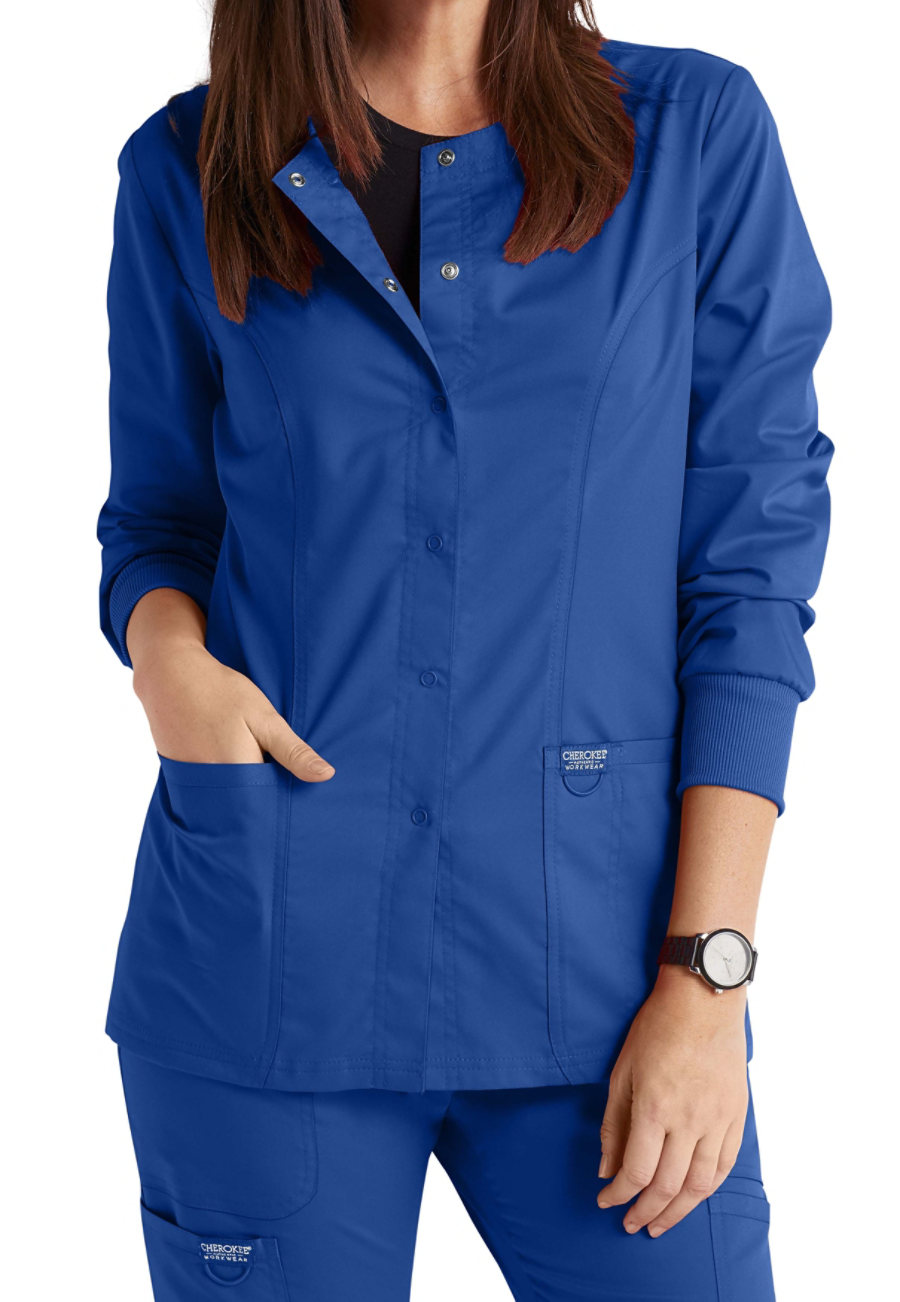 Cherokee Workwear Womens Warm-Up Scrub Jacket