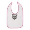 Infant Contrast Trim Premium Jersey Bib Thumbnail