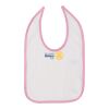 Infant Contrast Trim Premium Jersey Bib Thumbnail